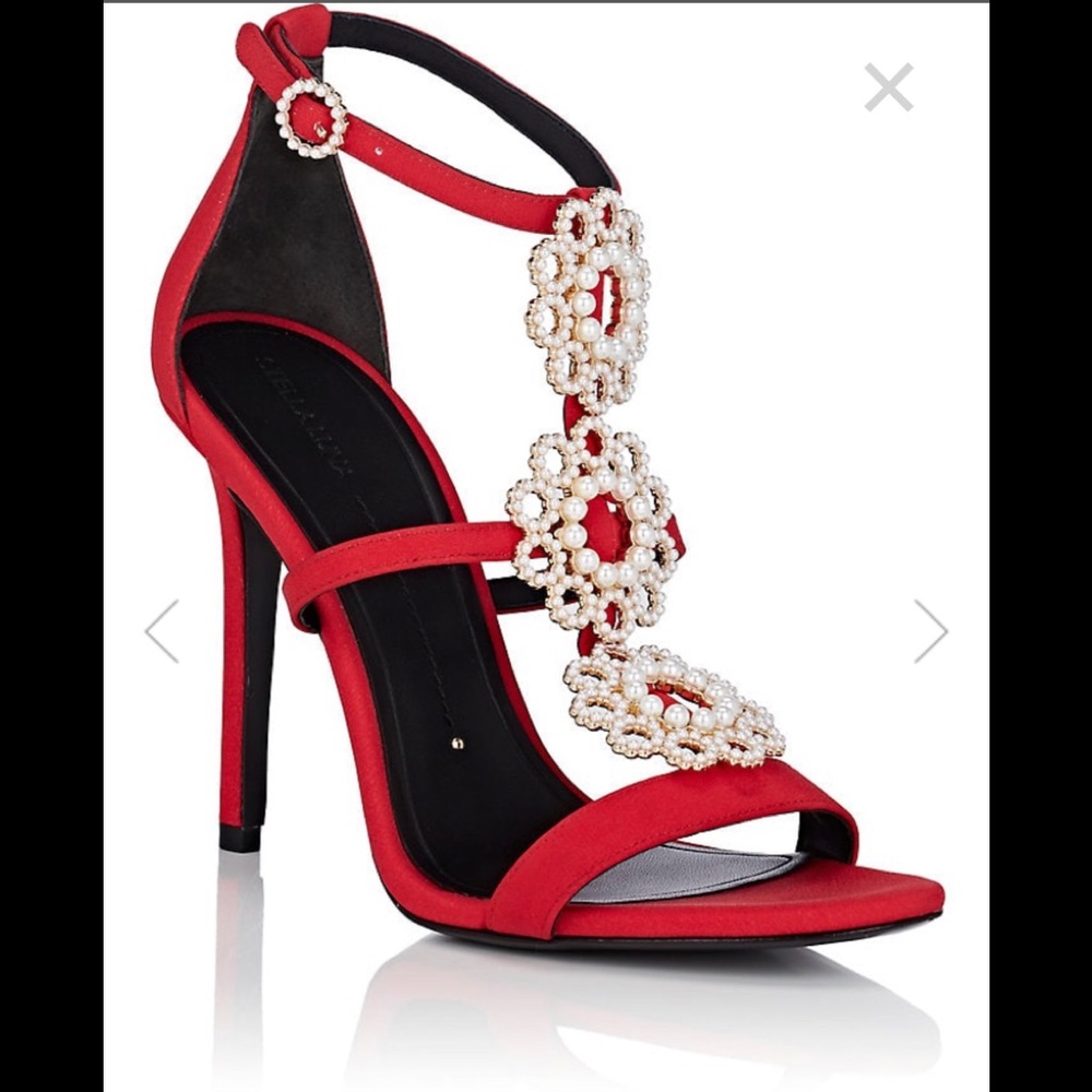 Stella Luna Christmas Red Night Out Sexy Sandals